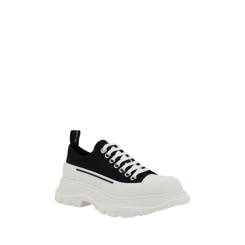 Alexander McQueen Black Rubber Chunky Sneakers - Luxe Nova