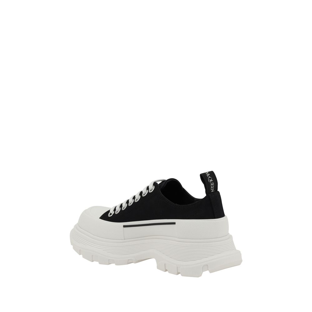 Alexander McQueen Black Rubber Chunky Sneakers - Luxe Nova