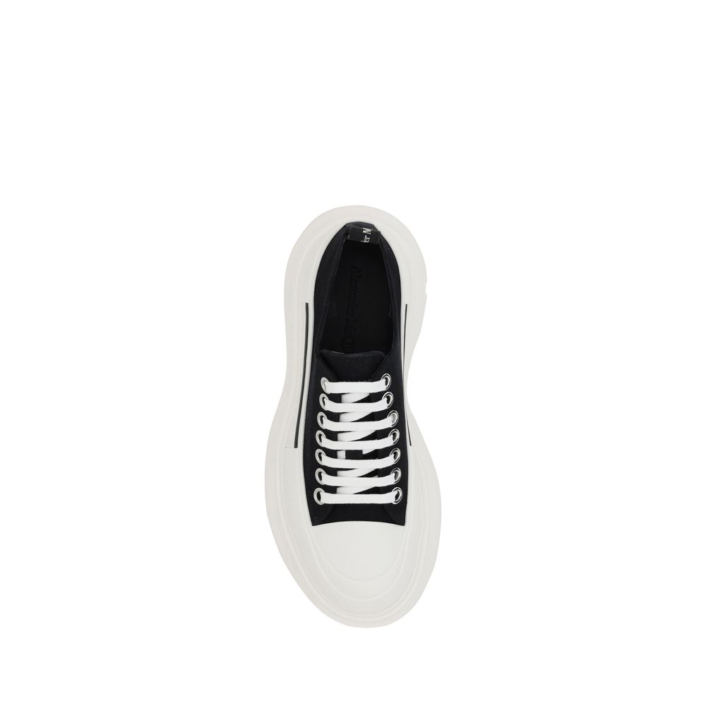 Alexander McQueen Black Rubber Chunky Sneakers - Luxe Nova