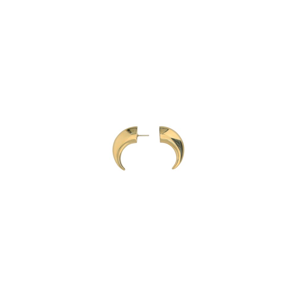 Marine Serre Gold Brass Earrings
