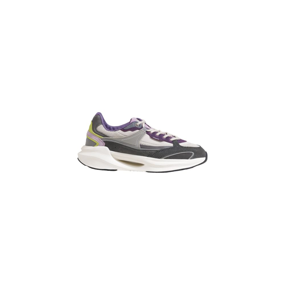 D.A.T.E Gray Fabric Chunky Sneakers - Luxe Nova