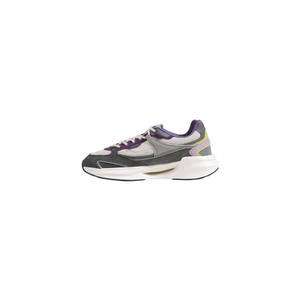 D.A.T.E Gray Fabric Chunky Sneakers - Luxe Nova