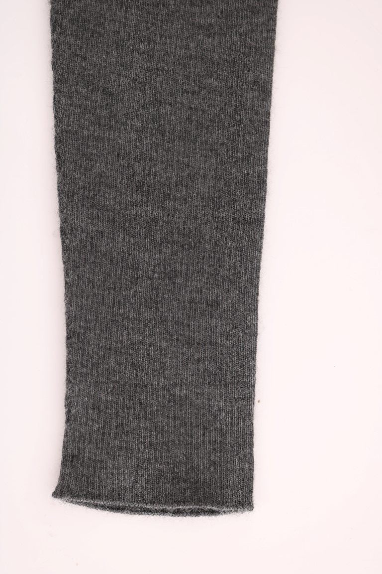 Dolce & Gabbana Gray Cashmere Stretch Tights - Luxe Nova