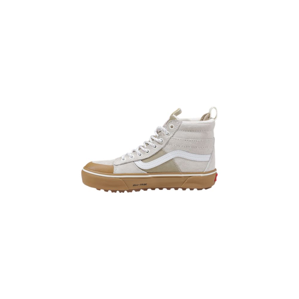 Vans Beige Leather High Top Sneakers - Luxe Nova