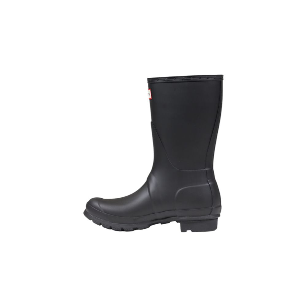 Hunter Black Recycled Polyester Ankle Boots - Luxe Nova