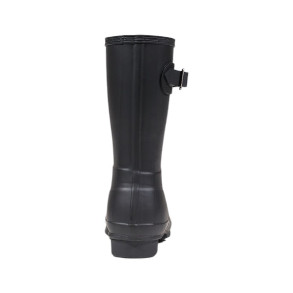 Hunter Black Recycled Polyester Ankle Boots - Luxe Nova