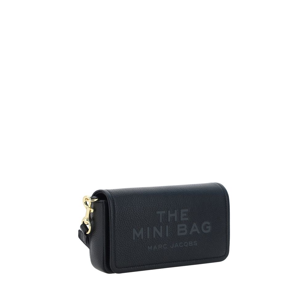 Marc Jacobs Black Calf Leather Bos Taurus Shoulder Bag - Luxe Nova