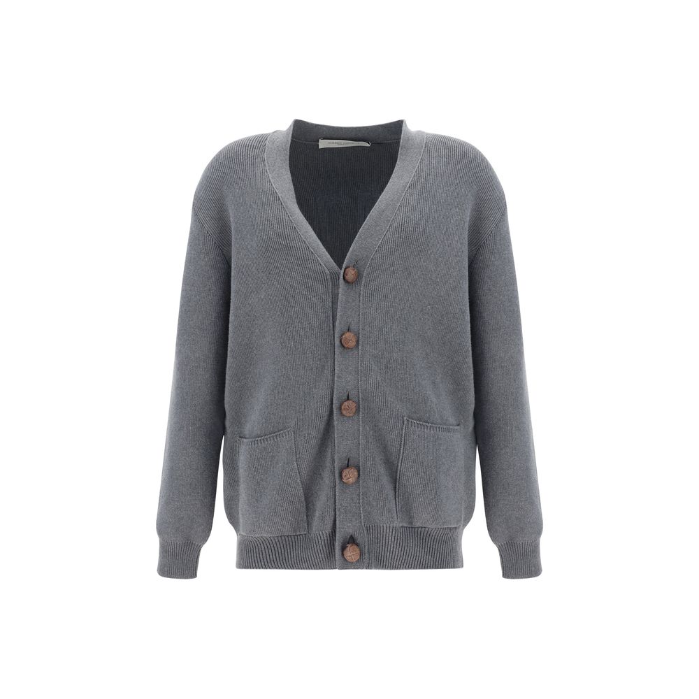 Golden Goose Gray Cotton Cardigan - Luxe Nova