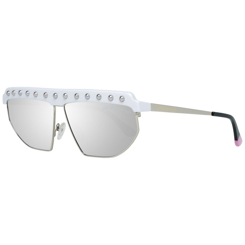 Victoria's Secret White Metal Sunglasses - Luxe Nova