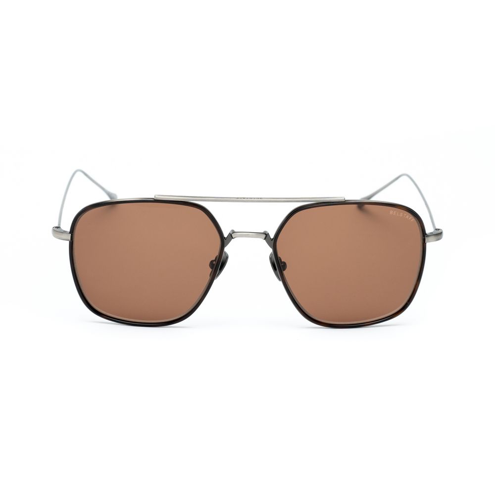 Belstaff Brown Titanium Sunglasses - Luxe Nova