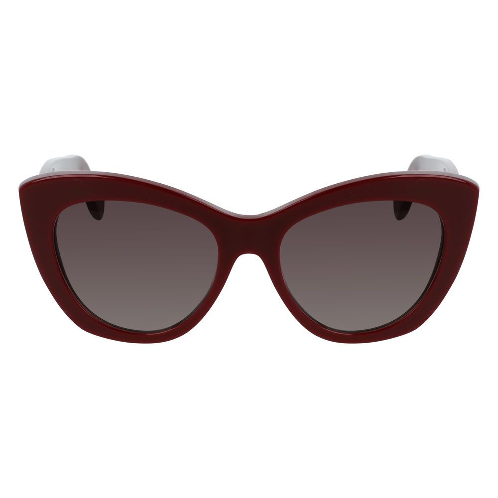 Salvatore Ferragamo Bordeaux Acetate Sunglasses - Luxe Nova