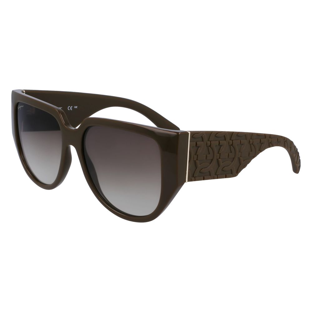 Ferragamo Bicolor Bio Injected Sunglasses