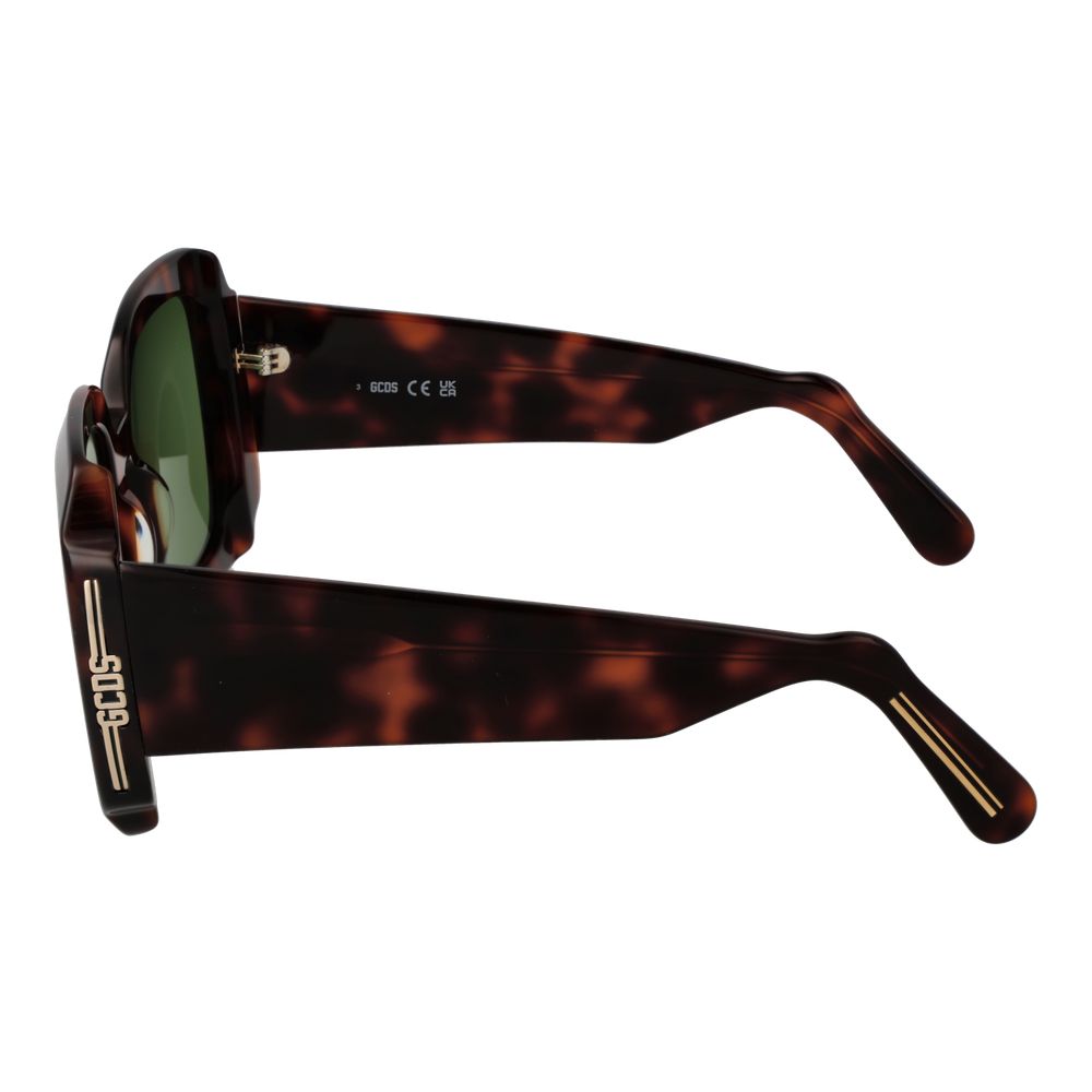 GCDS Brown Plastic Sunglasses - Luxe Nova