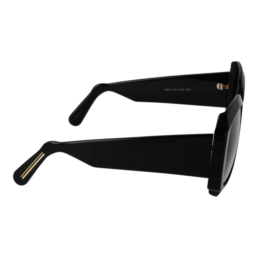 GCDS Black Acetate Sunglasses - Luxe Nova