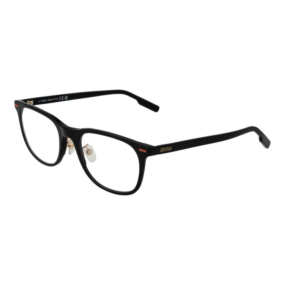 Ermenegildo Zegna Black Acetate Glasses (Frames) - Luxe Nova