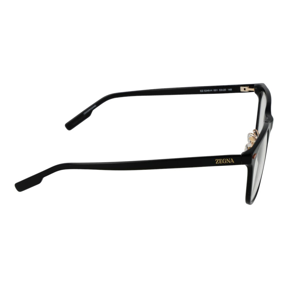 Ermenegildo Zegna Black Acetate Glasses (Frames) - Luxe Nova