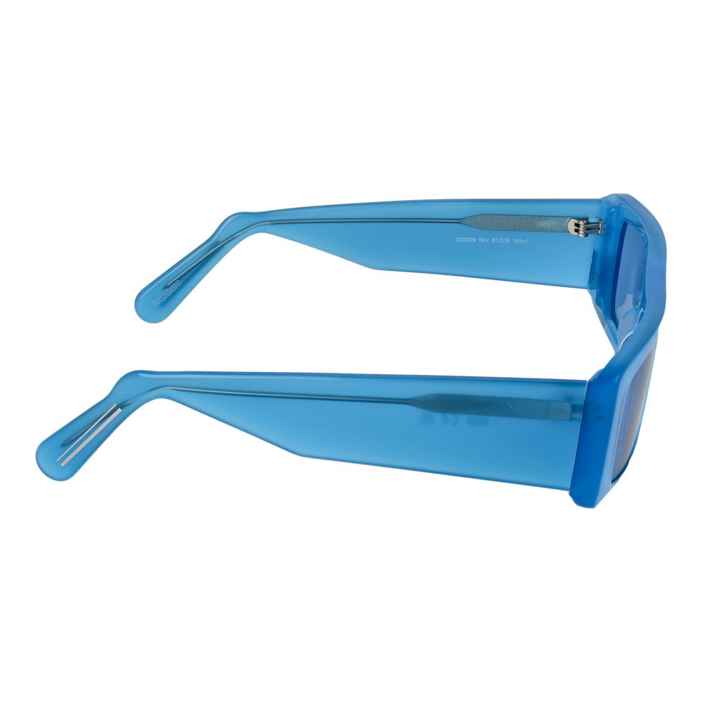 GCDS Blue Plastic Sunglasses - Luxe Nova