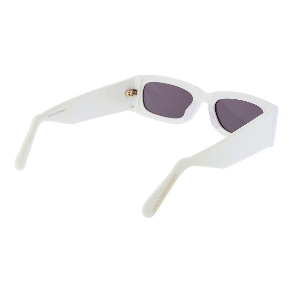 GCDS White Plastic Sunglasses - Luxe Nova
