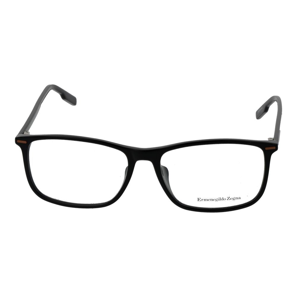 Ermenegildo Zegna Black Acetate Glasses (Frames) - Luxe Nova