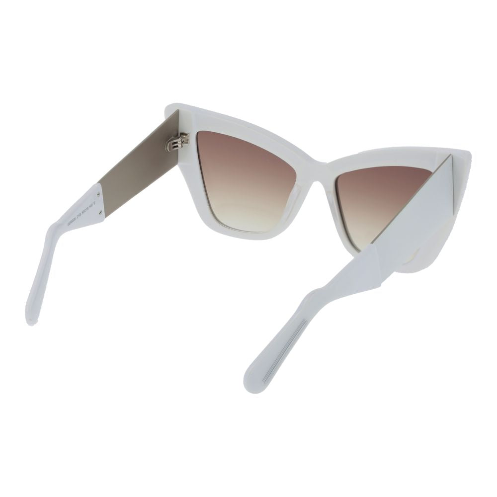 GCDS White Acetate Sunglasses - Luxe Nova
