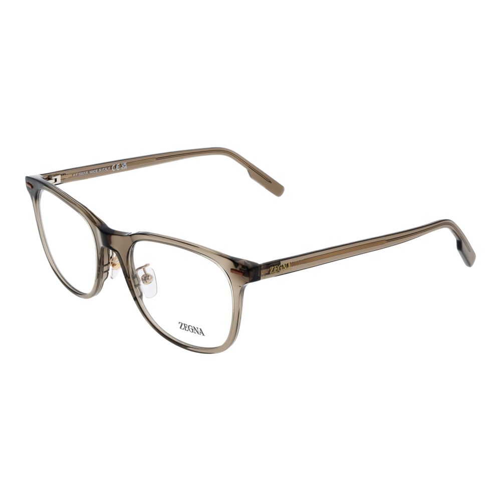 Ermenegildo Zegna Brown Acetate Glasses (Frames) - Luxe Nova