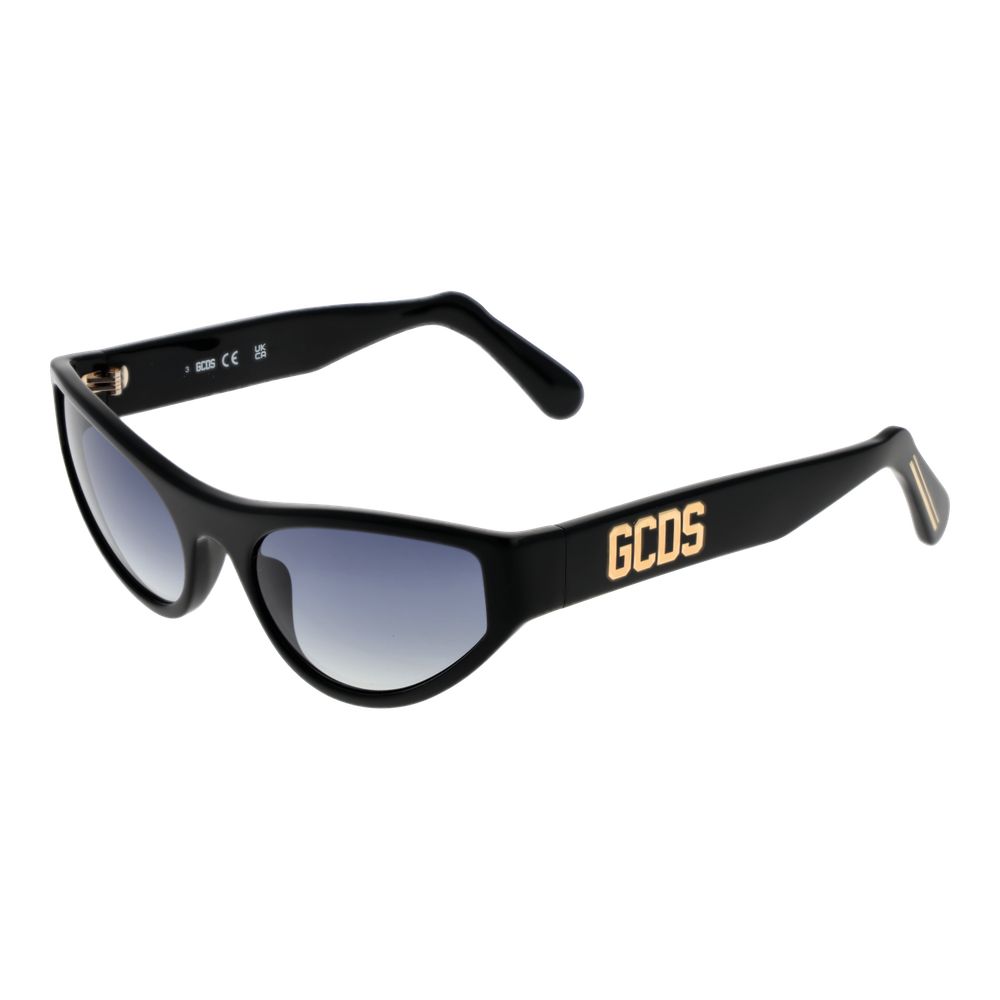 GCDS Black Acetate Sunglasses - Luxe Nova