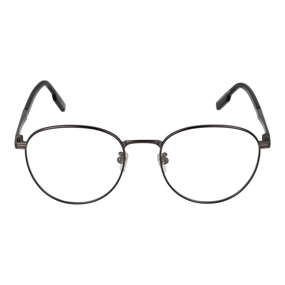 Ermenegildo Zegna Gray Titanium Glasses (Frames) - Luxe Nova