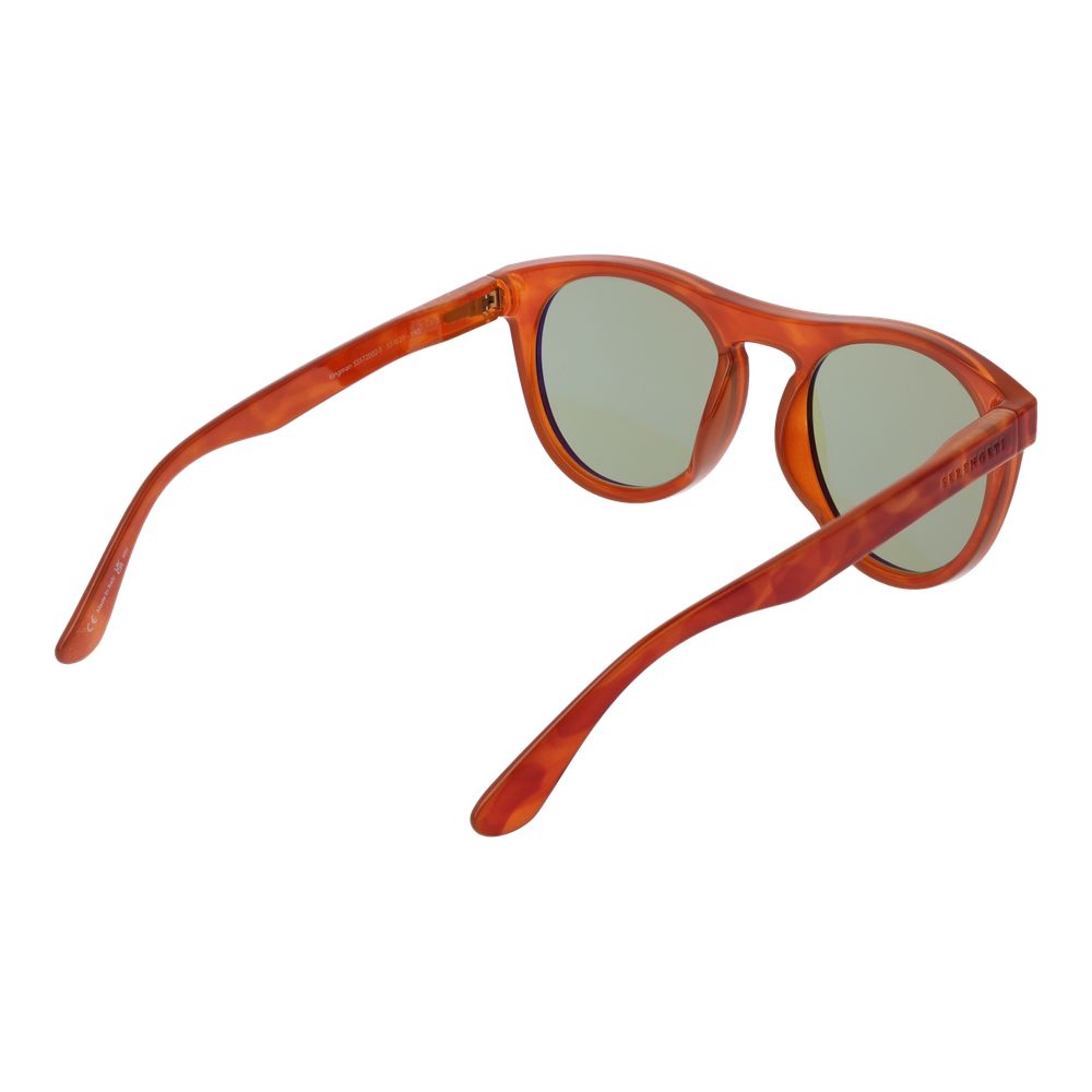 Serengeti Orange Plastic Sunglasses - Luxe Nova