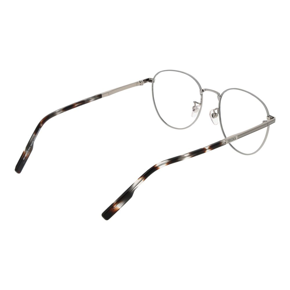 Ermenegildo Zegna Gray Titanium Glasses (Frames) - Luxe Nova