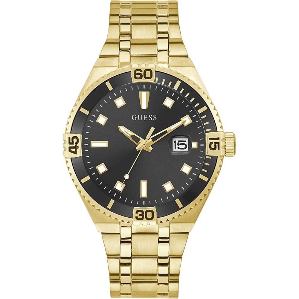 Guess Gold Stainless Steel Dress Watch - Luxe Nova