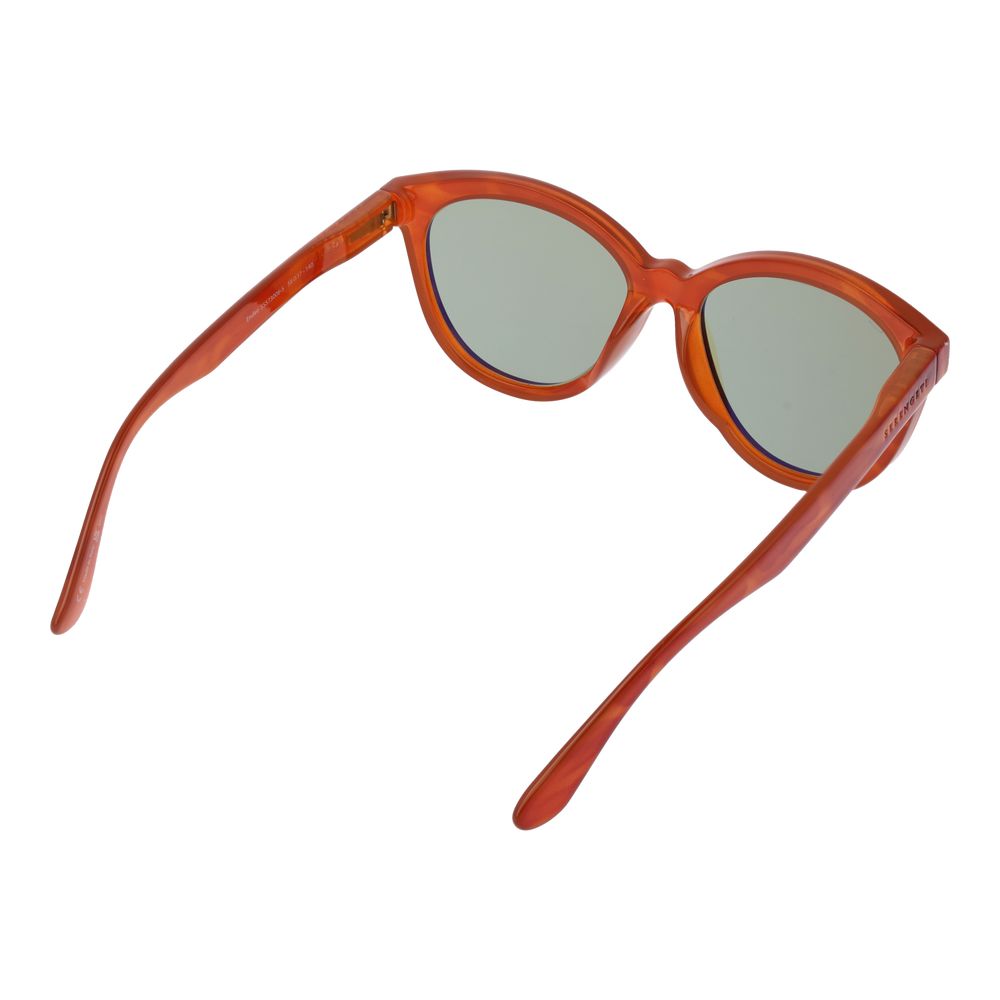 Serengeti Orange Plastic Sunglasses - Luxe Nova