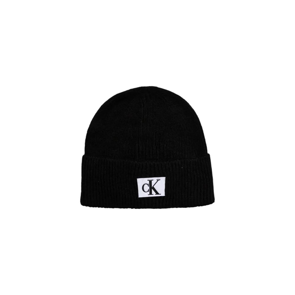 Calvin Klein Jeans Black Marabou Cap (Baseball Hat) - Luxe Nova