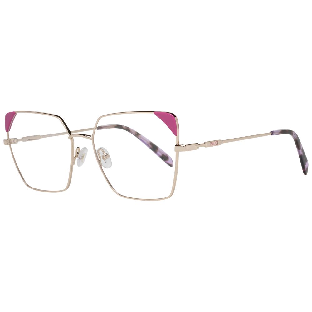 Emilio Pucci Rose Gold Metal & Plastic Glasses (Frames) - Luxe Nova