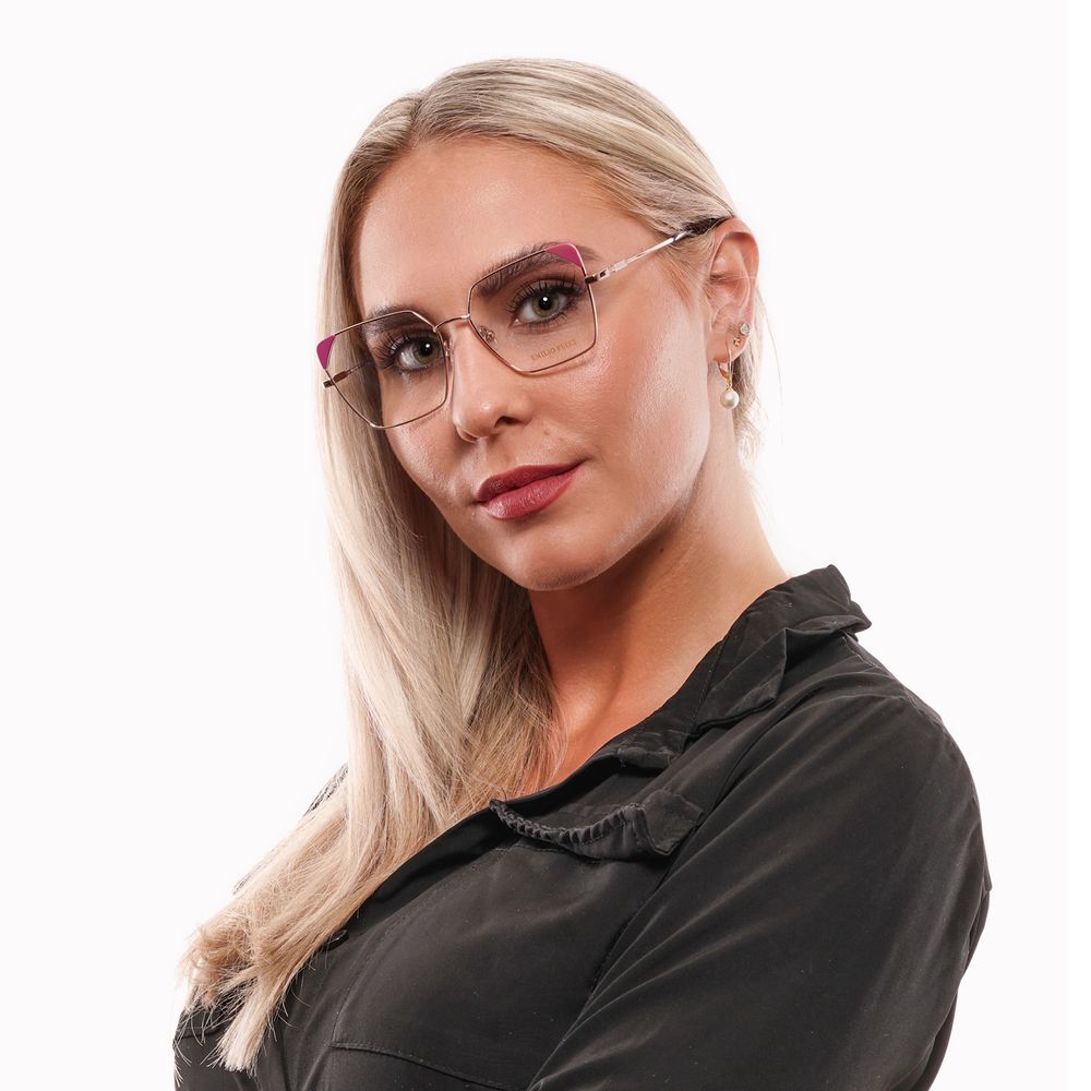 Emilio Pucci Rose Gold Metal & Plastic Glasses (Frames) - Luxe Nova
