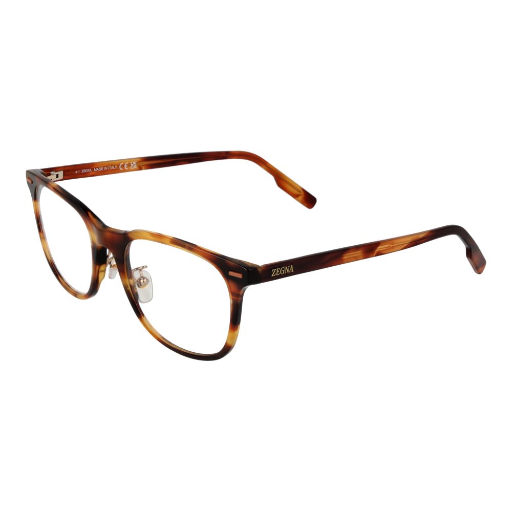 Ermenegildo Zegna Brown Acetate Glasses (Frames) - Luxe Nova