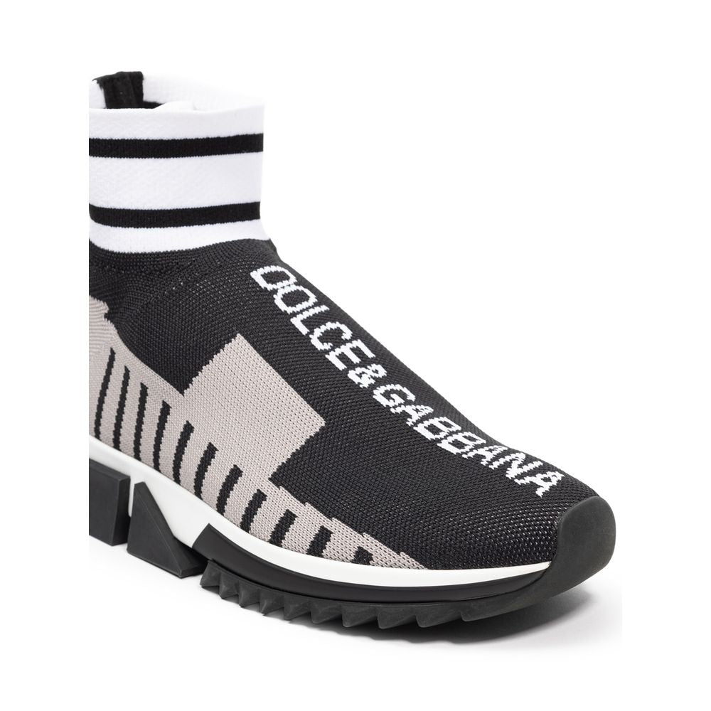 Dolce & Gabbana Black Fabric Sneaker