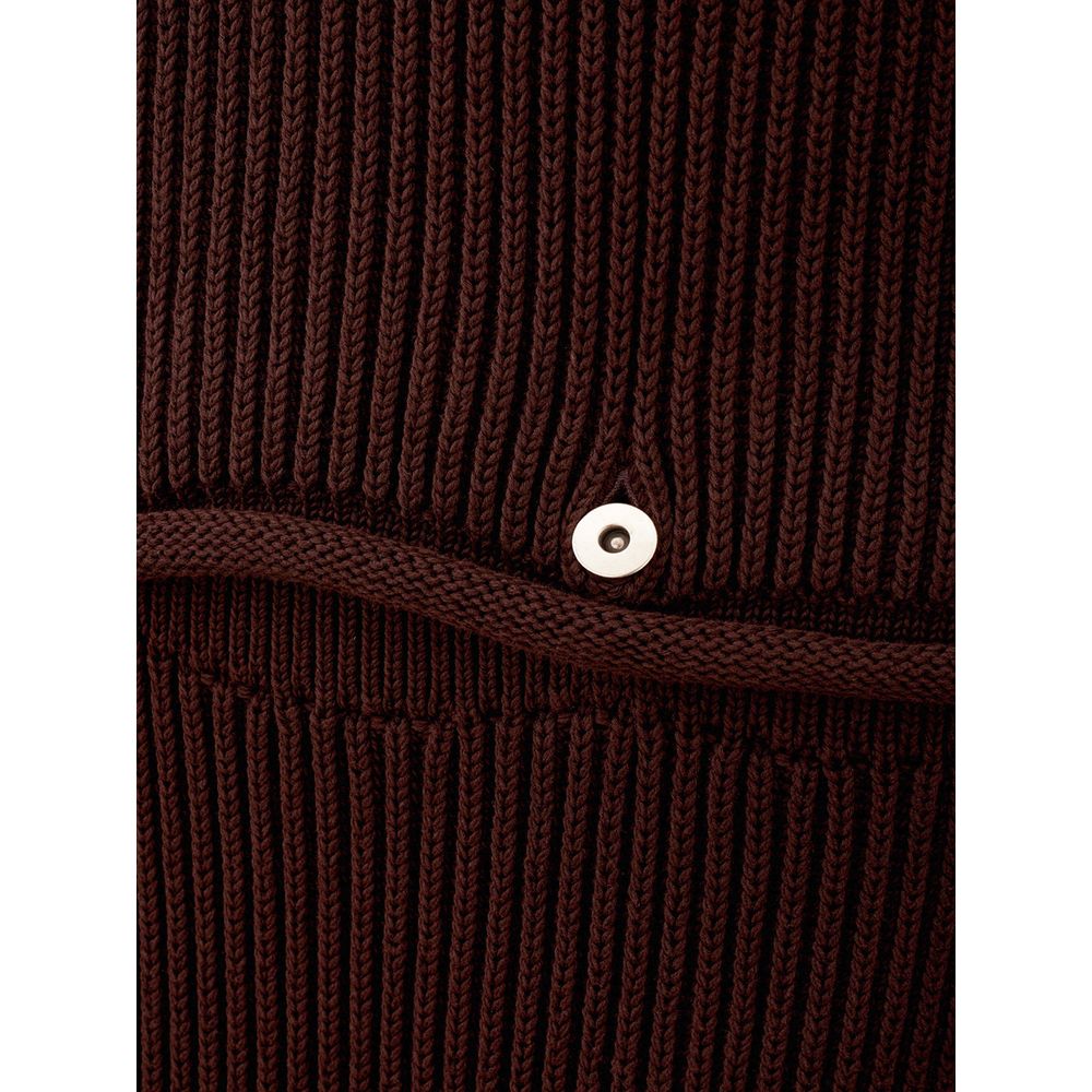 Bottega Veneta Brown Viscose Casual Dress - Luxe Nova