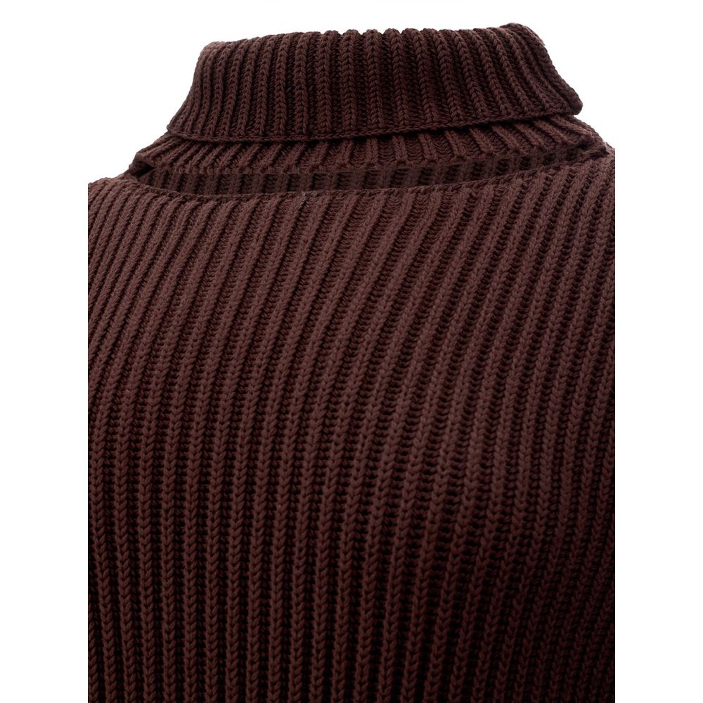 Bottega Veneta Brown Viscose Casual Dress - Luxe Nova