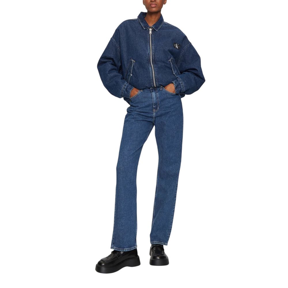 Calvin Klein Jeans Blue Cotton Mom Jeans - Luxe Nova