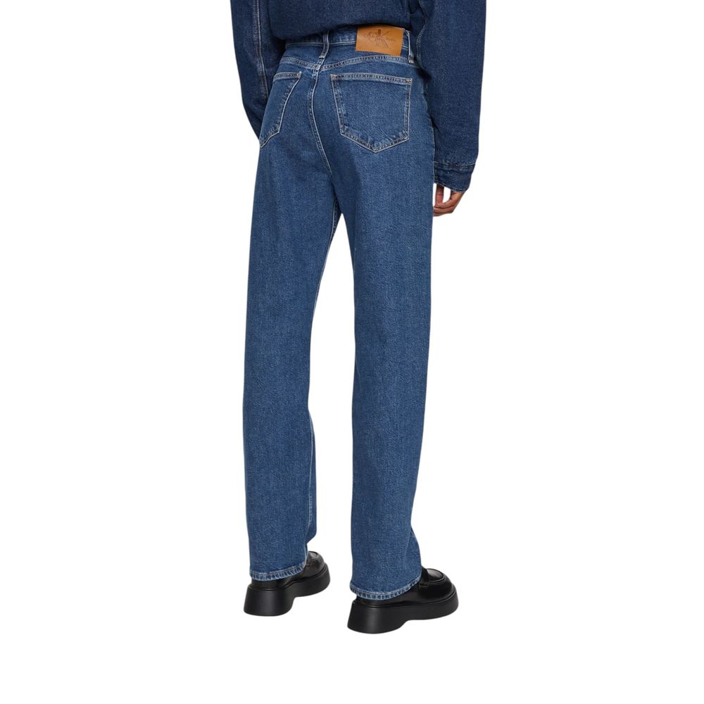 Calvin Klein Jeans Blue Cotton Mom Jeans - Luxe Nova