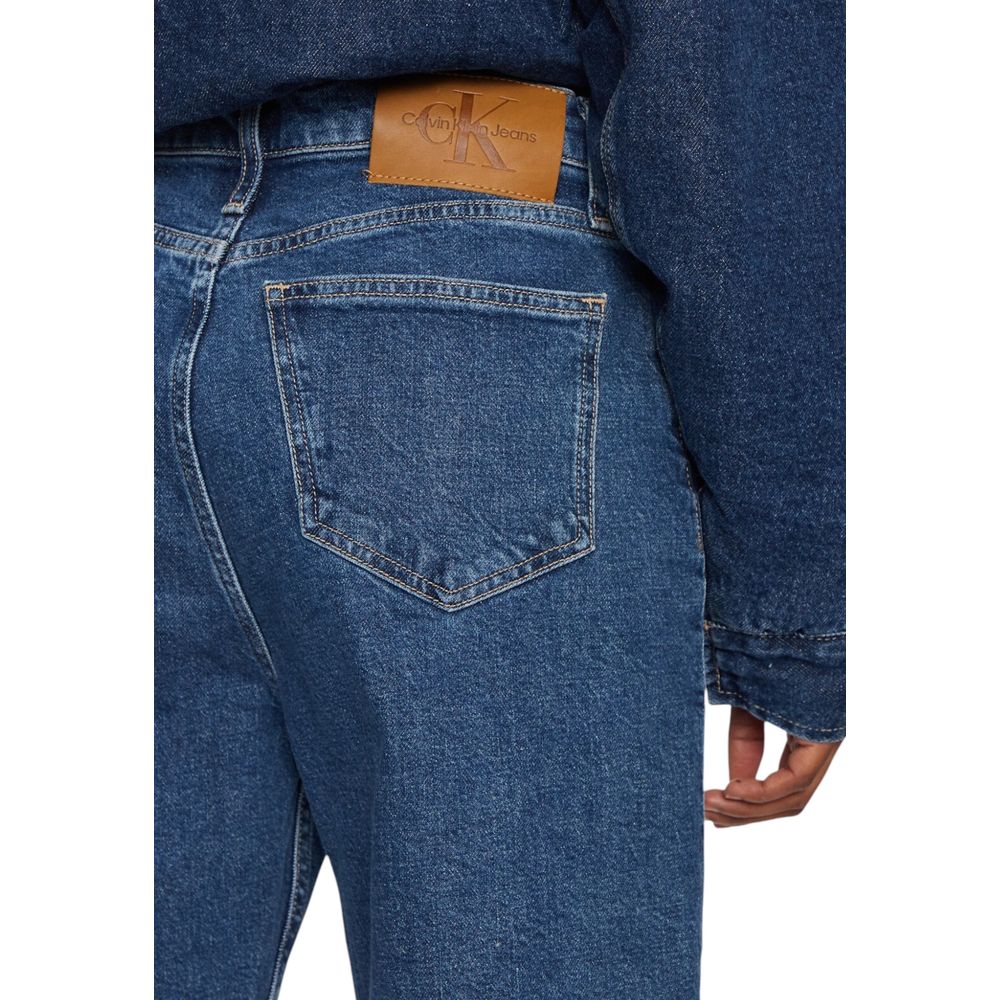 Calvin Klein Jeans Blue Cotton Mom Jeans - Luxe Nova