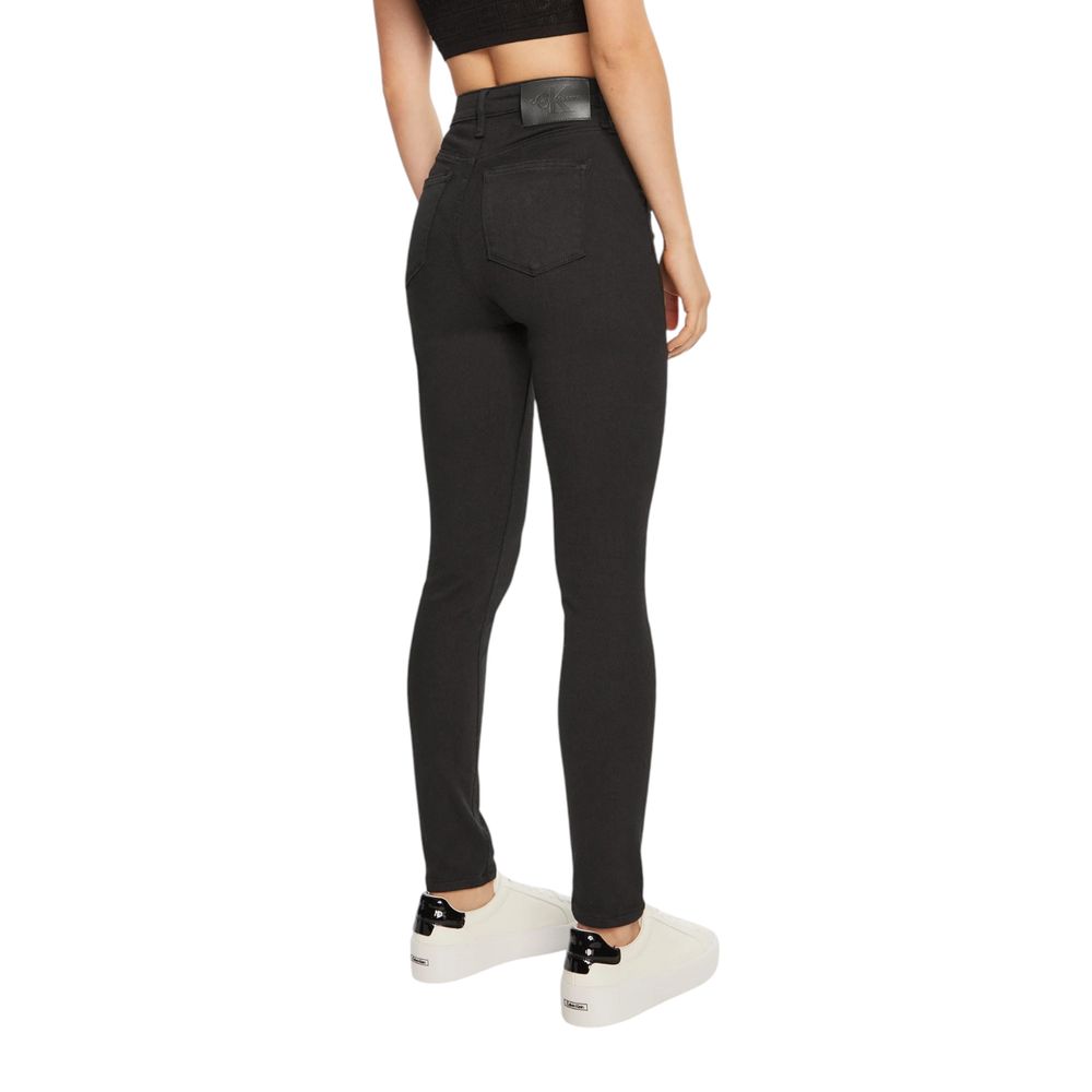 Calvin Klein Jeans Black Cotton Skinny Jeans - Luxe Nova