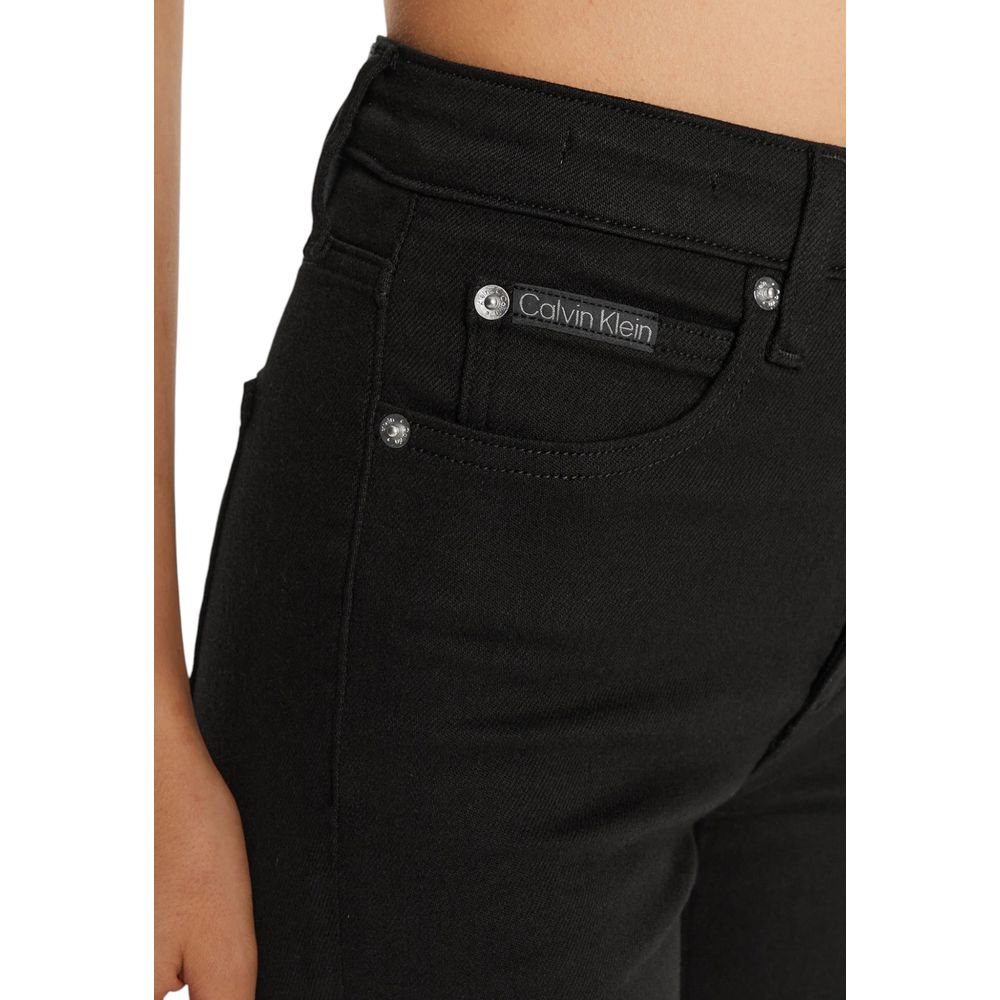 Calvin Klein Jeans Black Cotton Skinny Jeans - Luxe Nova