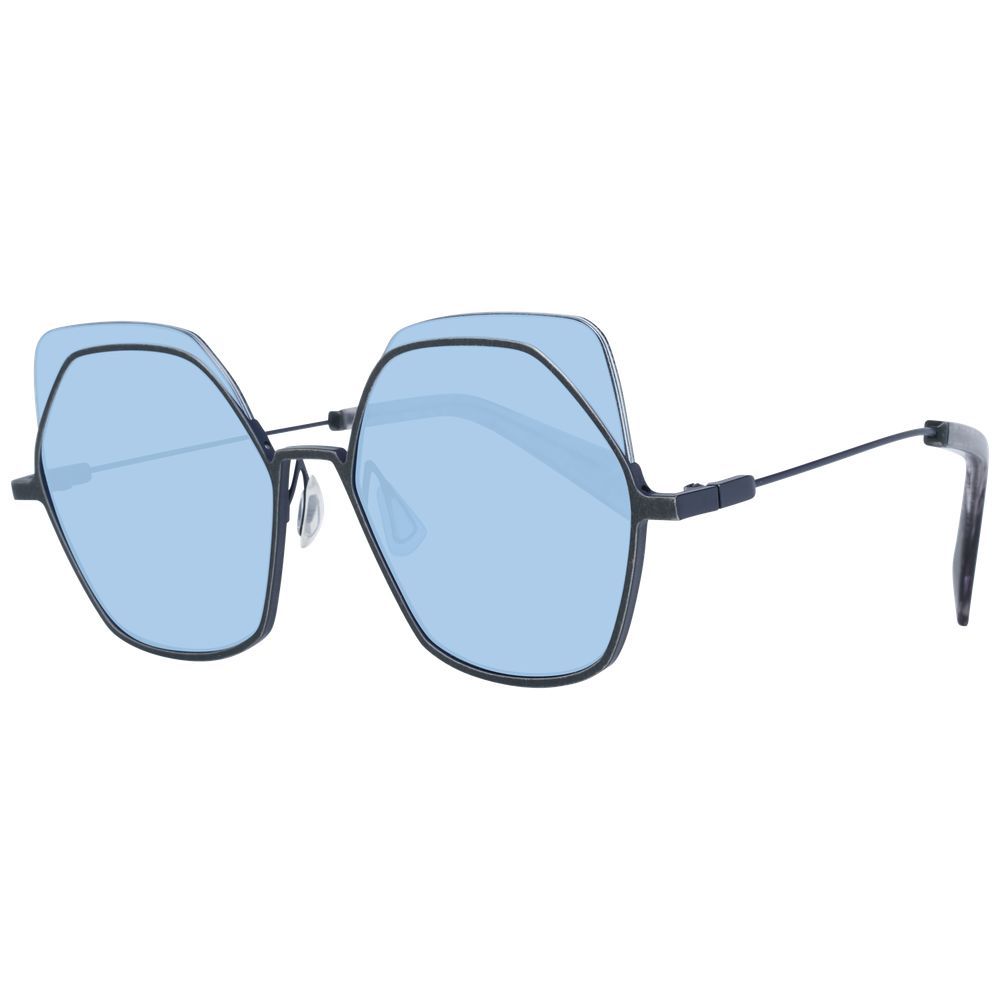 Yohji Yamamoto Gray Metal & Plastic Sunglasses - Luxe Nova