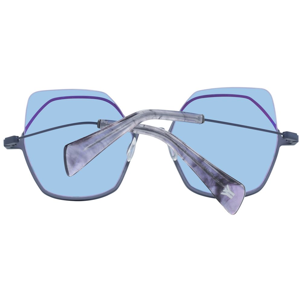 Yohji Yamamoto Gray Metal & Plastic Sunglasses - Luxe Nova