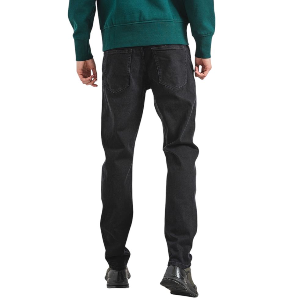 Calvin Klein Jeans Black Cotton Slim Fit Jeans - Luxe Nova