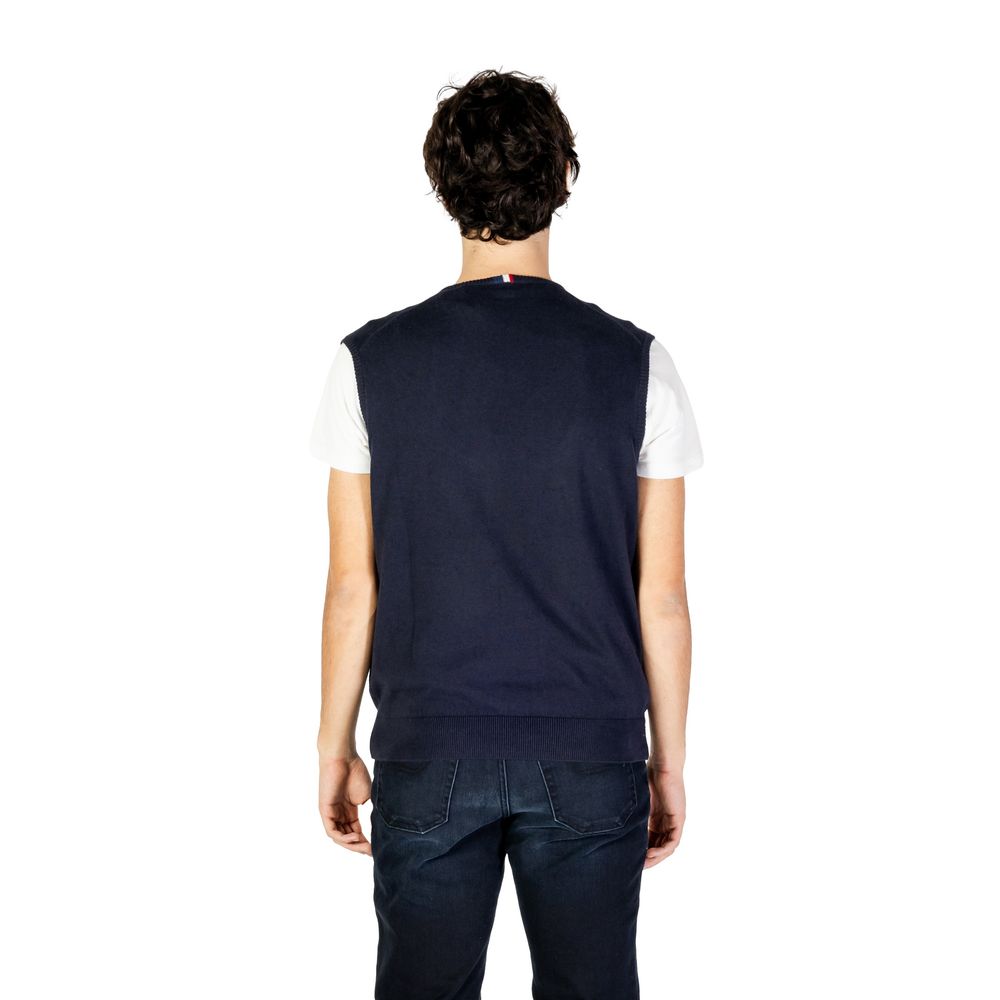 U.S. POLO ASSN. Blue Cotton Waistcoat - Luxe Nova