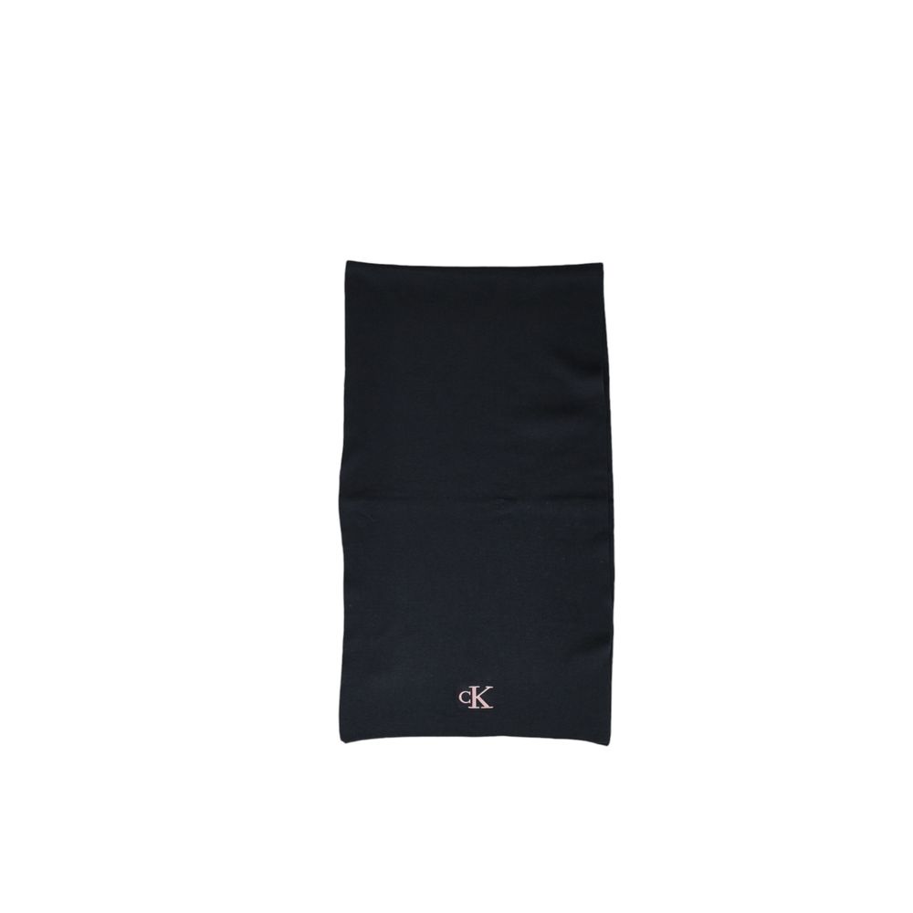Calvin Klein Black Recycled Polyester Scarf - Luxe Nova