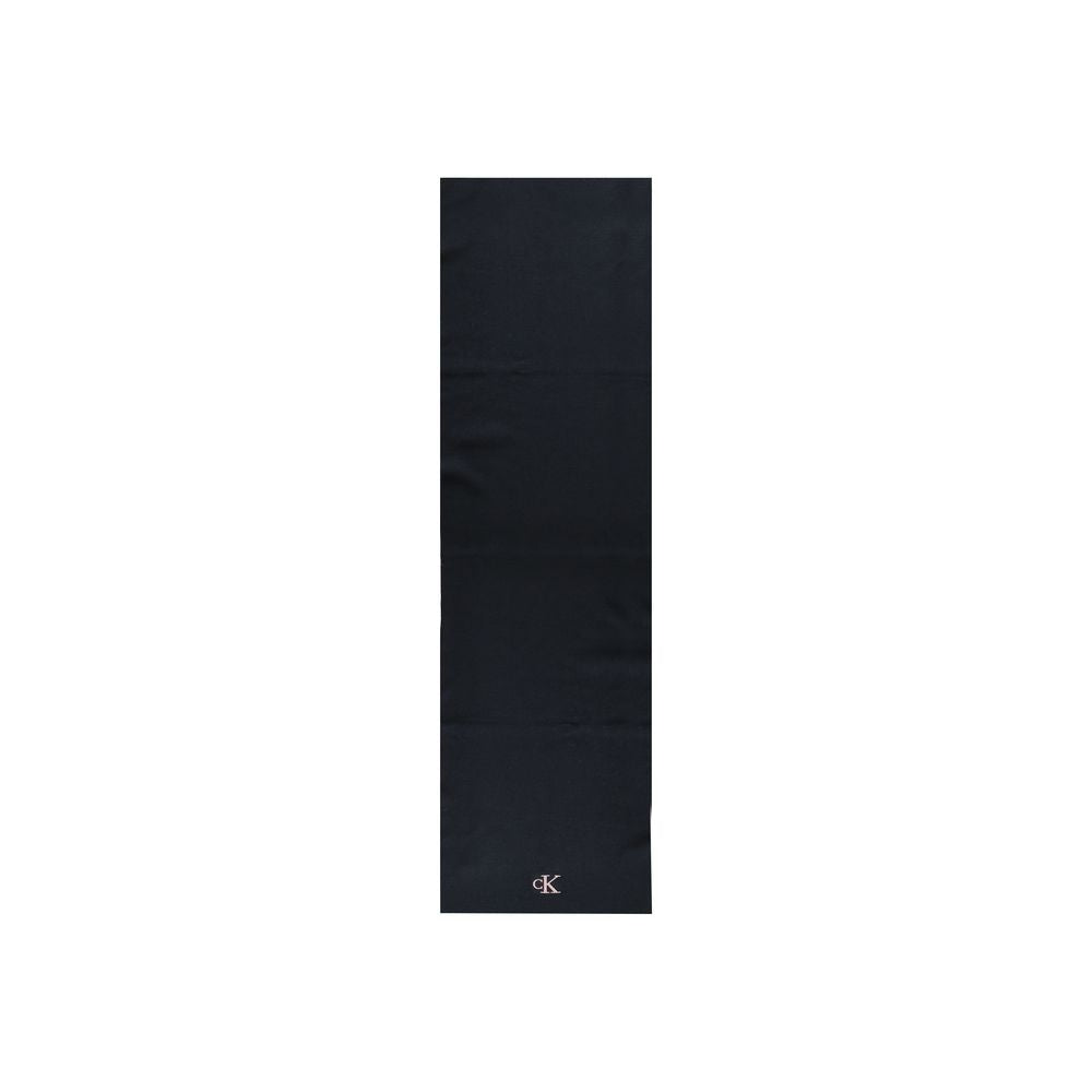 Calvin Klein Black Recycled Polyester Scarf - Luxe Nova