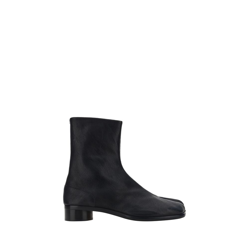 Margiela Black Camel Hair  Boots - Luxe Nova